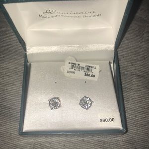 Swarovski crystal stud earrings